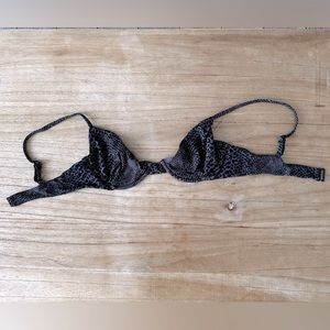Acacia manhattan lining bralette snake print sz small